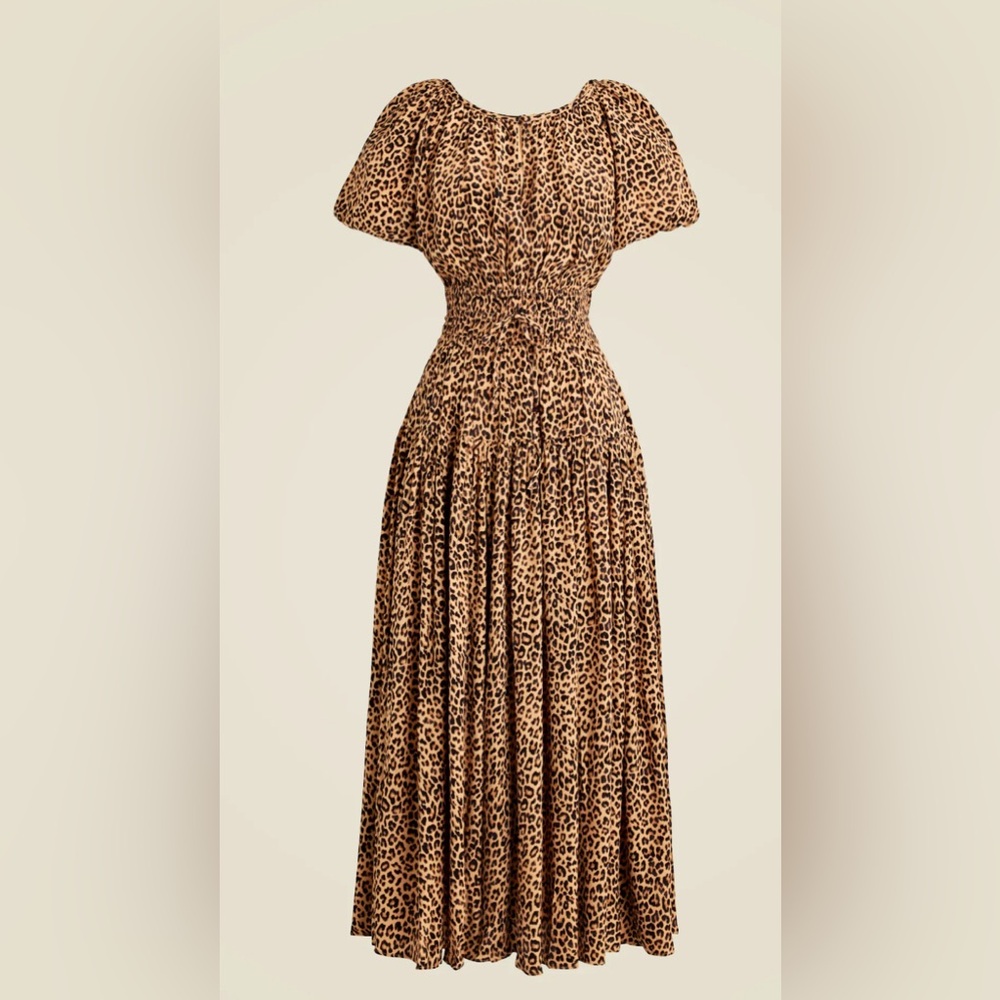 J. Crew Elena Pleated Maxi Dress
